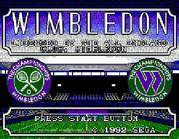 Wimbledon Championship Tennis (USA) (Beta) screen shot title